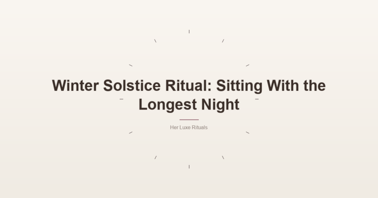 Feat Winter Solstice Ritual