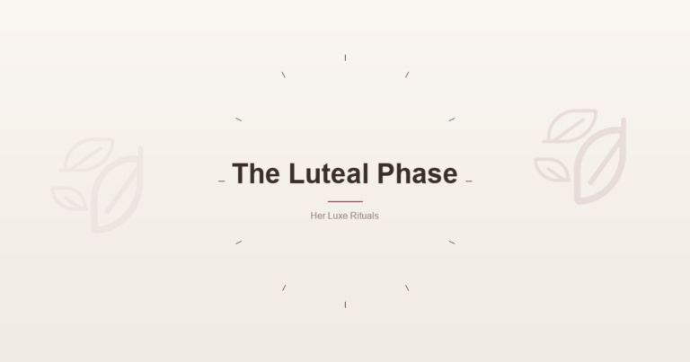 Your Inner Autumn: Working With the Luteal Phase — featured image