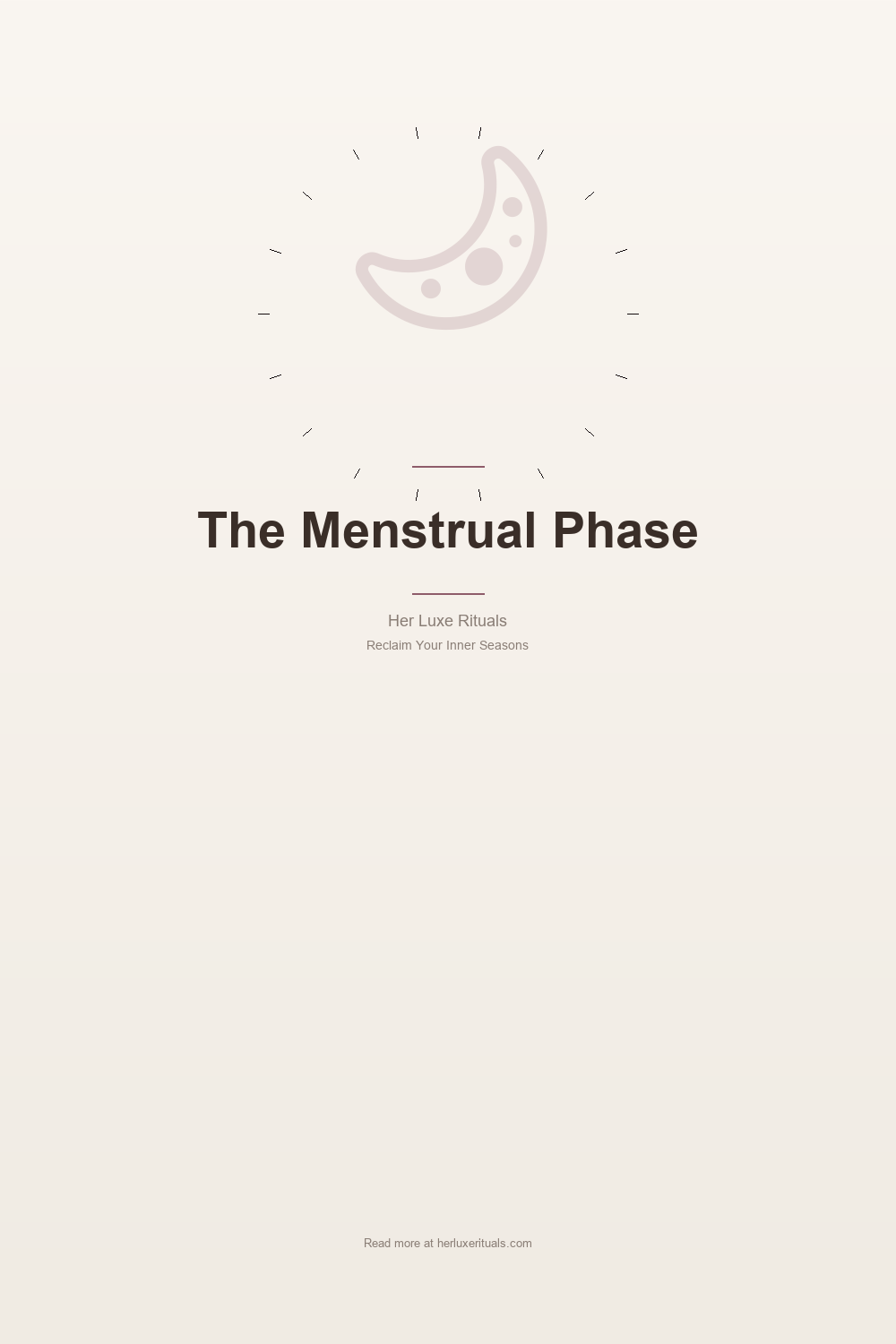 The Menstrual Phase: Your Body’s Sacred Winter — Pinterest Pin