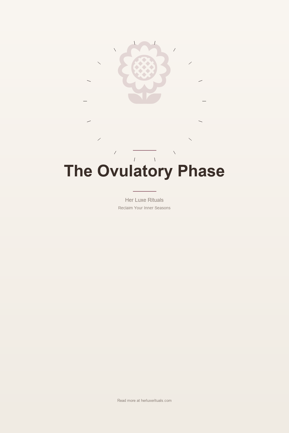 The Ovulatory Phase: Your Body’s Summer Season — Pinterest Pin