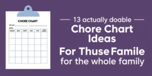 13 actually doable chore chart ideas for the whole family