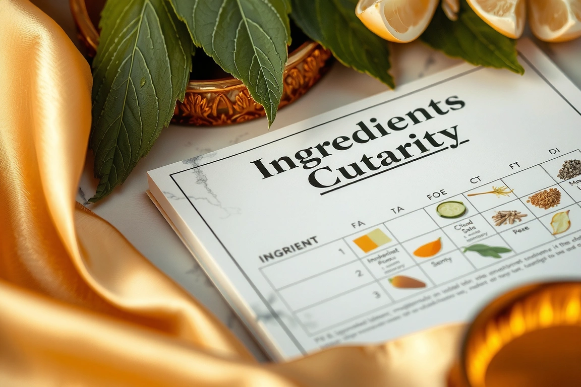 Ingredient Compatibility Chart — 5 Anti-Inflammatory Skincare Ingredients for Stressed Skin: Building a Calming Routine in 30 Days
